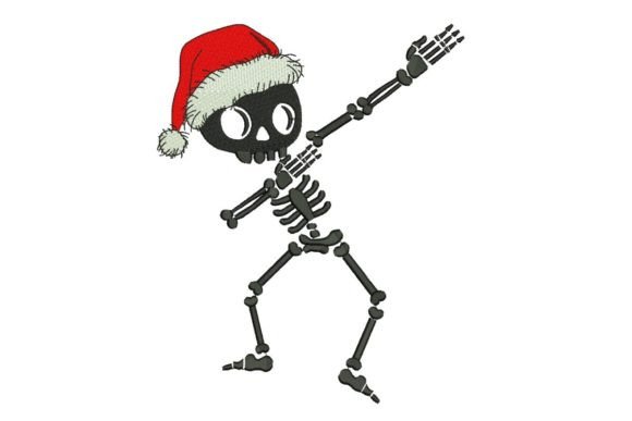 Christmas Santa Cap Skeleton
