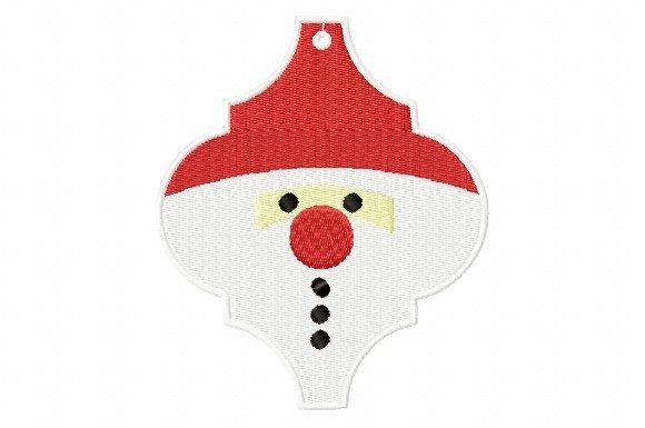 Christmas Santa Key Fob Arabesque