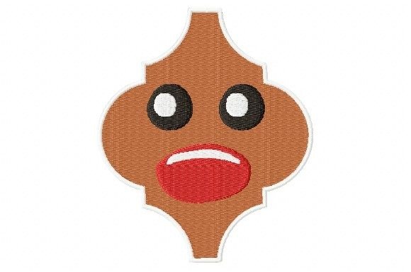 Gingerbread Man Arabesque Ornament