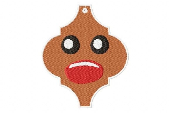 Gingerbread Man Key Fob Arabesque