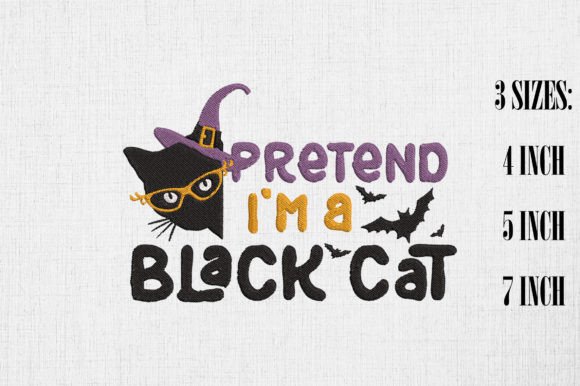 Pretend I'm a Black Cat Embroidery Review