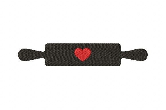 Rolling Pin with Heart Embroidery Review
