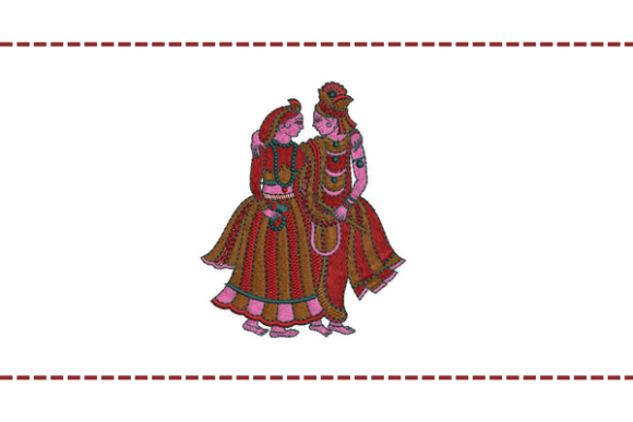 Royal Wedding Couple Embroidery Design Review